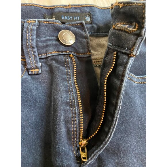 Lee Womens Denim Blue Jeans Petite 6 Easy Fit Medium Wash Preppy Classicore - Picture 5 of 13